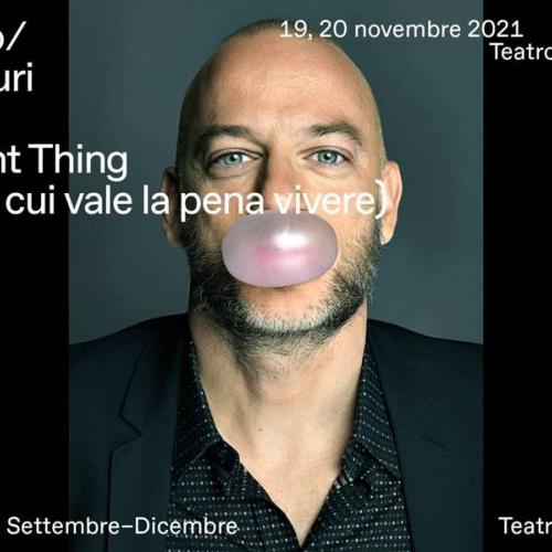 Filippo Nigro debutta a Udine diretto da Fabrizio Arcuri in prima nazionale con Every Brilliant Thing, le cose per cui vale la pena vivere