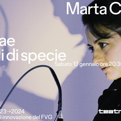 L’autrice e attrice monfalconese Marta Cuscunà approda a Teatro Contatto con Corvidae. Sguardi di specie