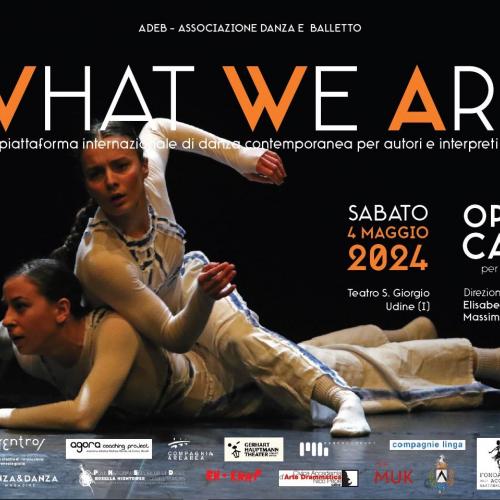 WhatWeAre: partita l'open call per l'edizione 2024