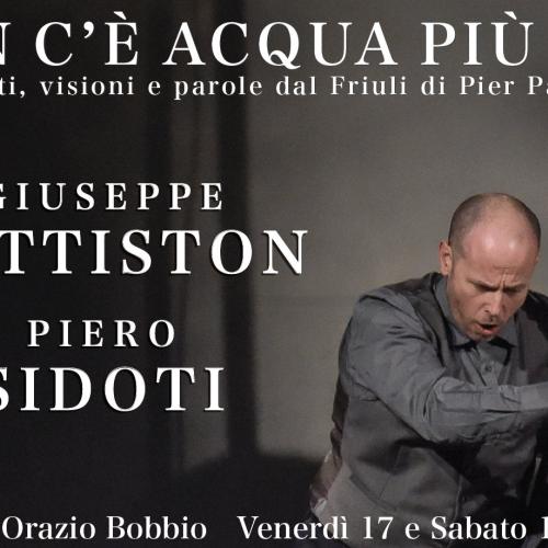 Speciale promozione per Non c'è acqua più fresca: Giuseppe Battiston e Piero Sidoti a Trieste