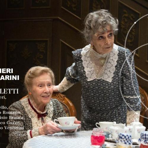 Anna Maria Guarnieri e Giulia Lazzarini interpretano magistralmente Arsenico e Vecchi Merletti&nbsp;