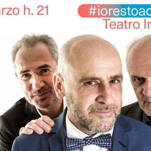 #iorestoacasa con Teatro Incerto in diretta dalla pagina FB del CSS di Udine sabato 21 marzo ore 21