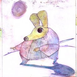 La luna e il topolino